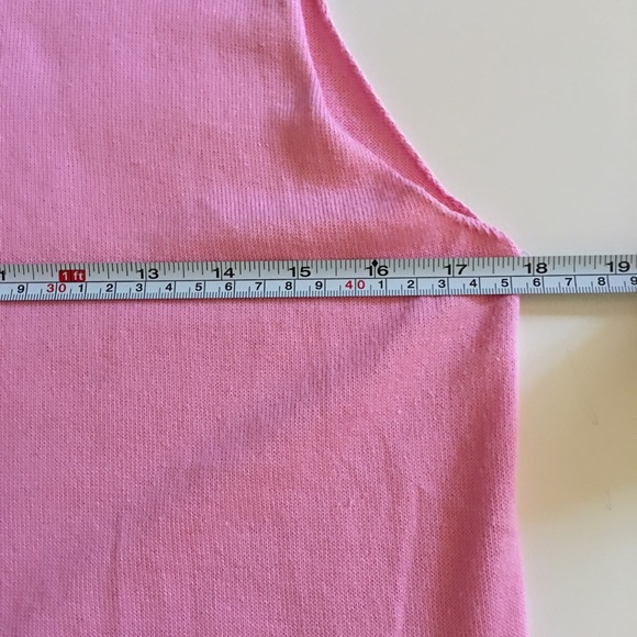 Vintage 90 Y2K gentryportofino Unique Barbiecore Retro Pink Cardigan Sweater Set - Picture 6 of 16